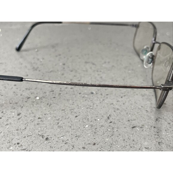 Flexon by Marchon Eyeglasses Frames ONLY 646 Gunmetal Metal Full Rim 56-18-140 - Picture 11 of 16